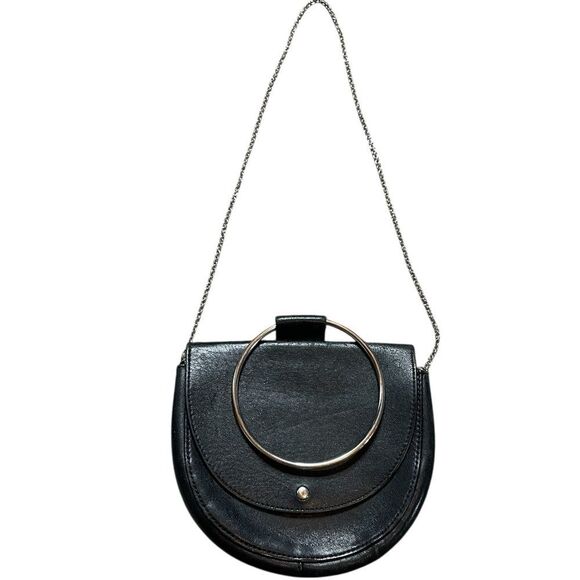 THEORY Whitney Leather Bag Black - Picture 9 of 14